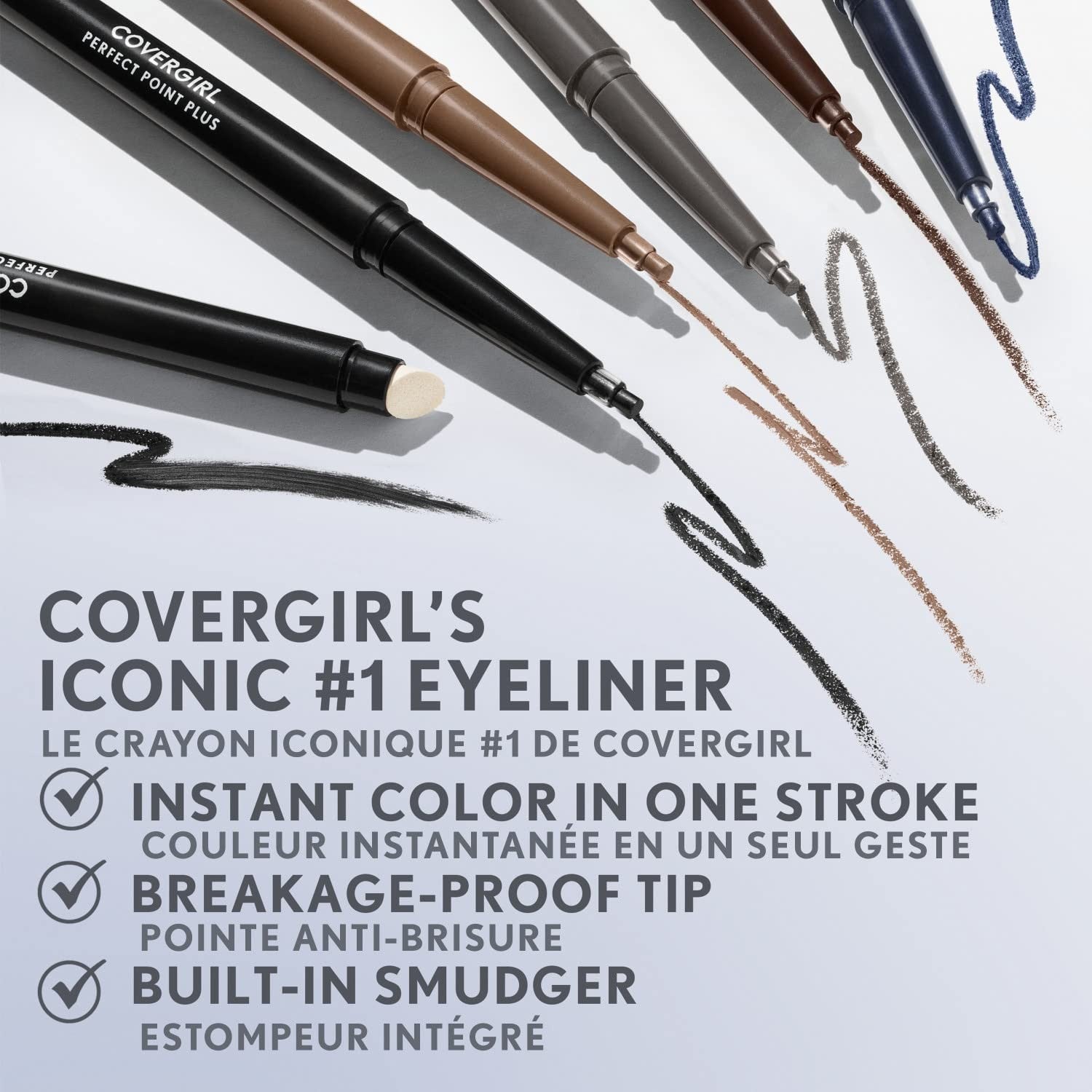 COVERGIRL Perfect Point Plus Eyeliner – Eyeliner Pencil - Toffee, 230mg