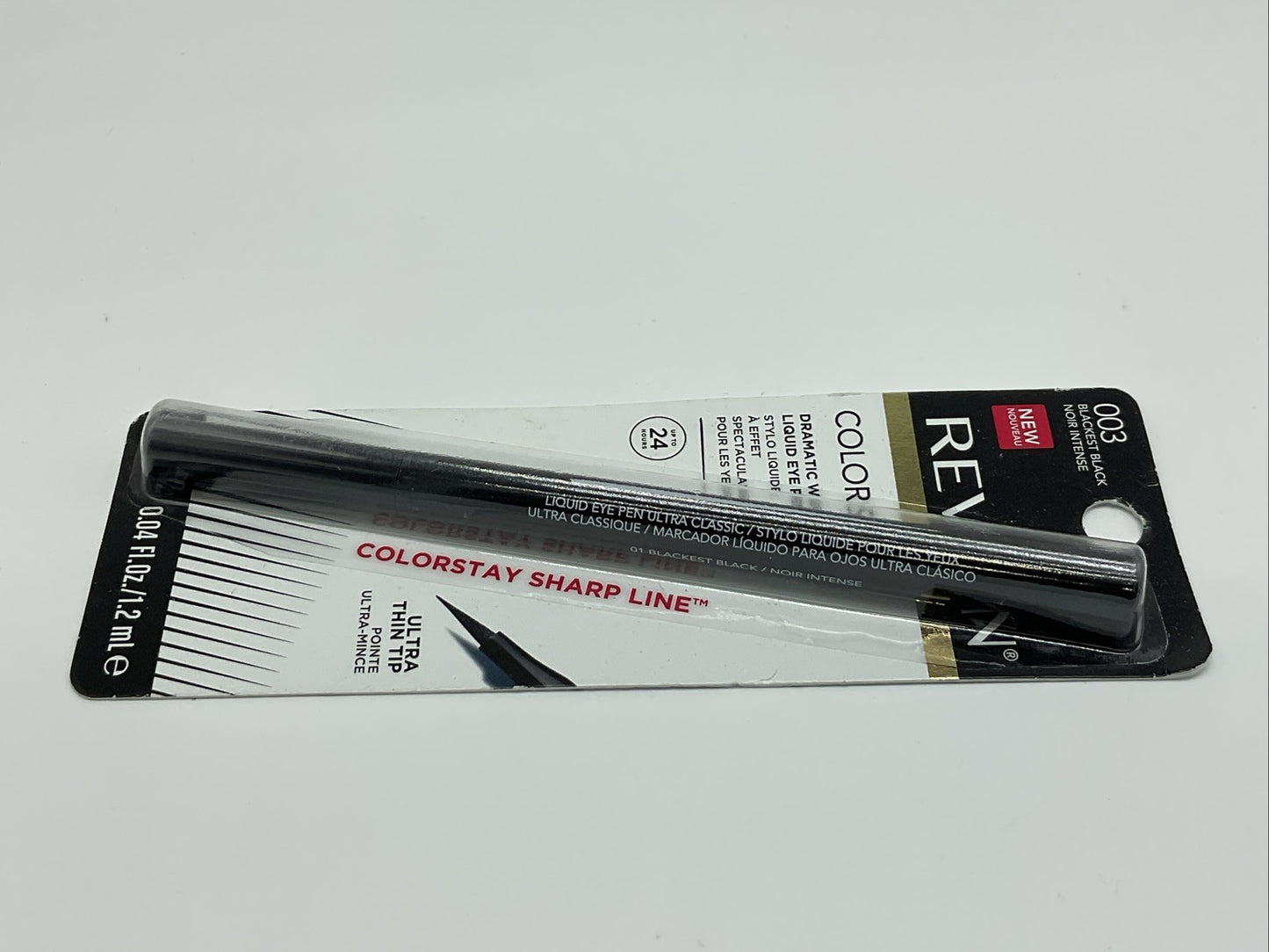 Revlon Dramatic Wear Liquid Eye Pen - 003 Blackest Black