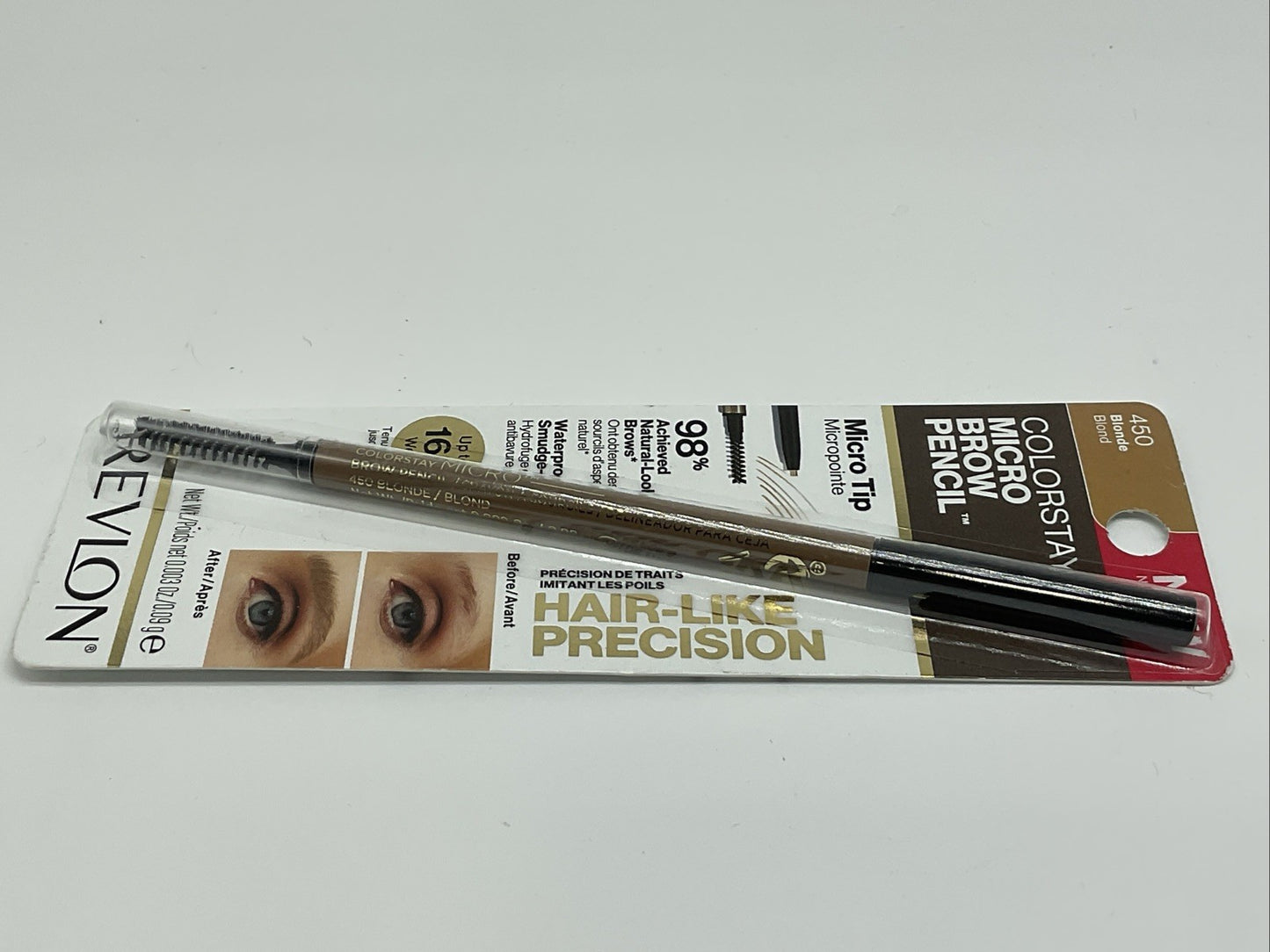 Revlon ColorStay 16HR Micro Brow Pencil Waterproof  - 450 Blonde