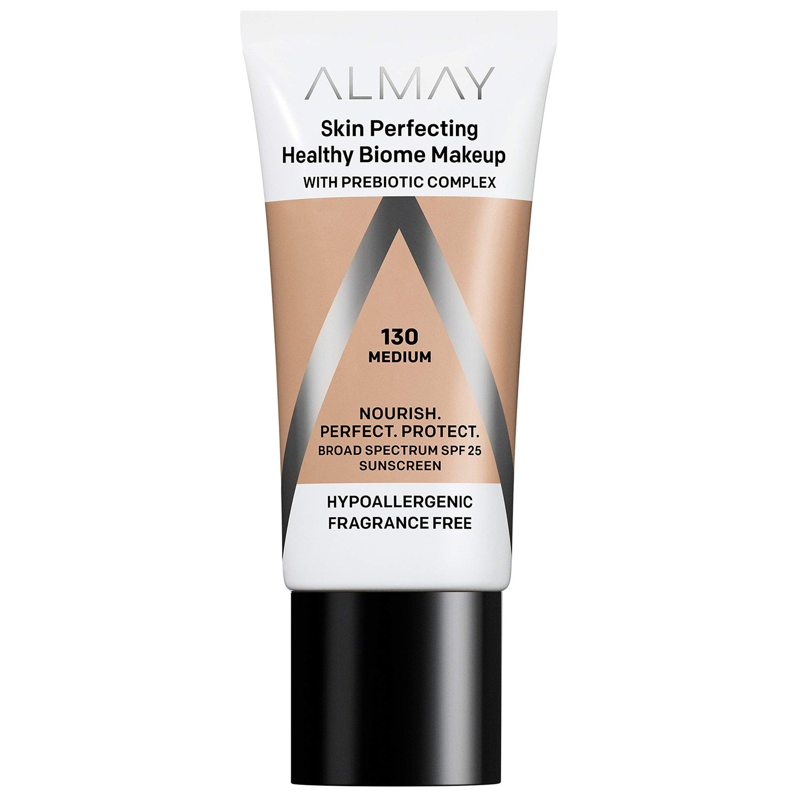 2 PACK - Almay Skin Perfecting Healthy Biome Makeup SPF 25 - 130 Medium