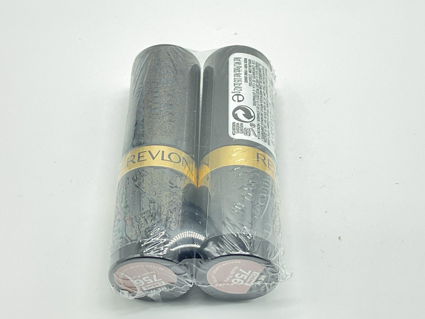 2 PACK - Revlon Super Lustrous Crème Lipstick - 756 Nude Fury