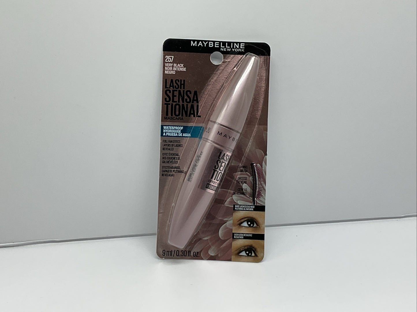 Maybelline Lash Sensational Waterproof Mascara -  257 Very Black - Single