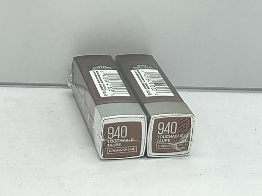 2 PACK - Maybelline Color Sensational The Creams Lipstick - 940 Touchable Taupe