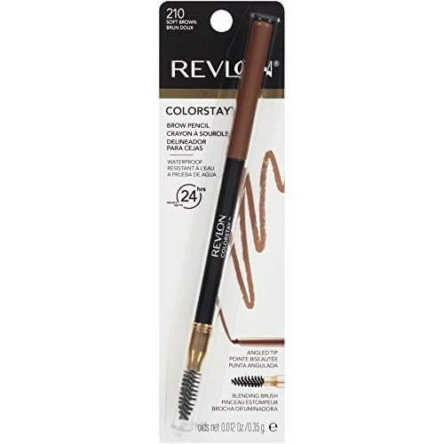 2 PACK - Revlon Colorstay Brow Pencil Angled Tip - 210 SOFT BROWN