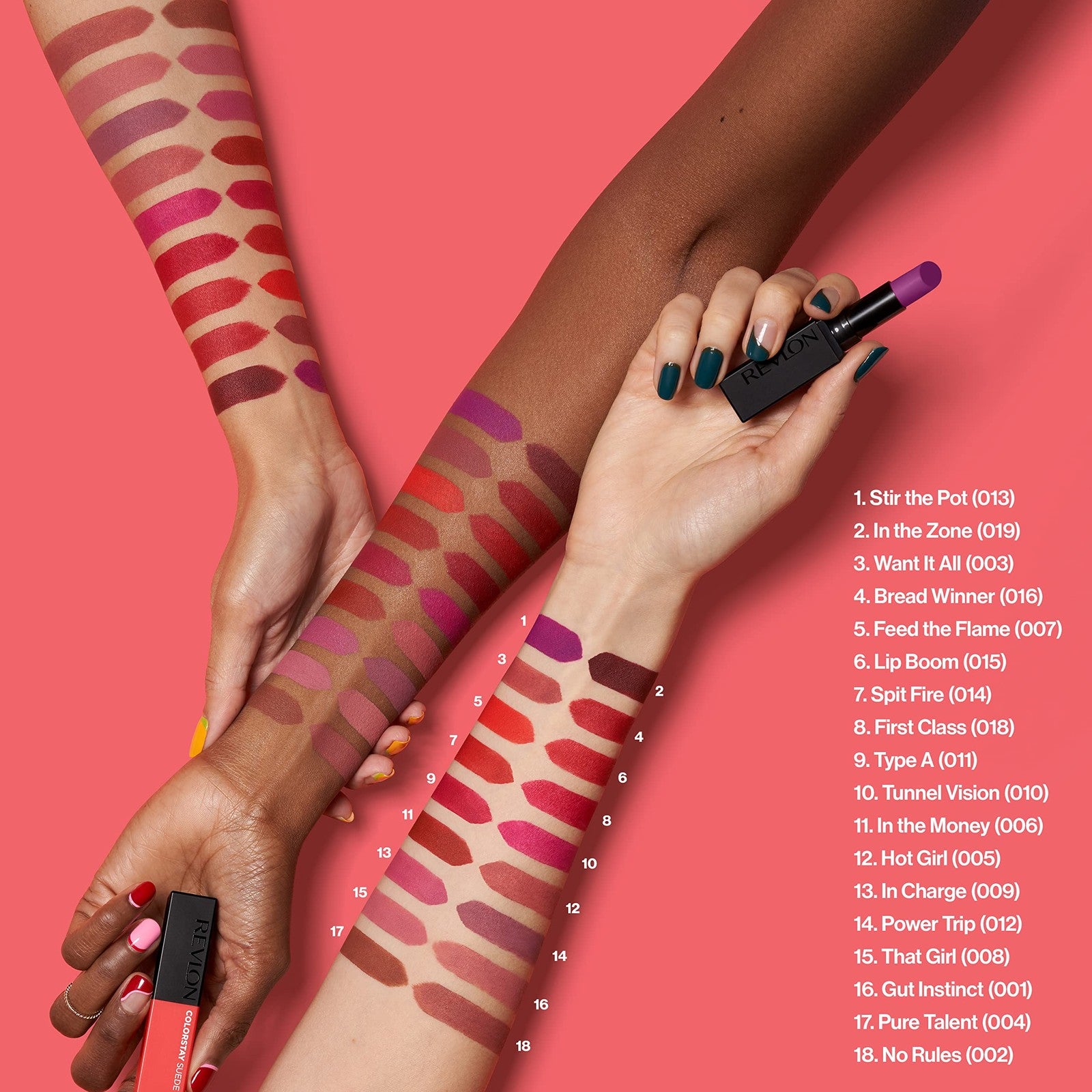 2 PACK - Revlon Colorstay Suede Ink Lipstick - 013 Stir The Pot