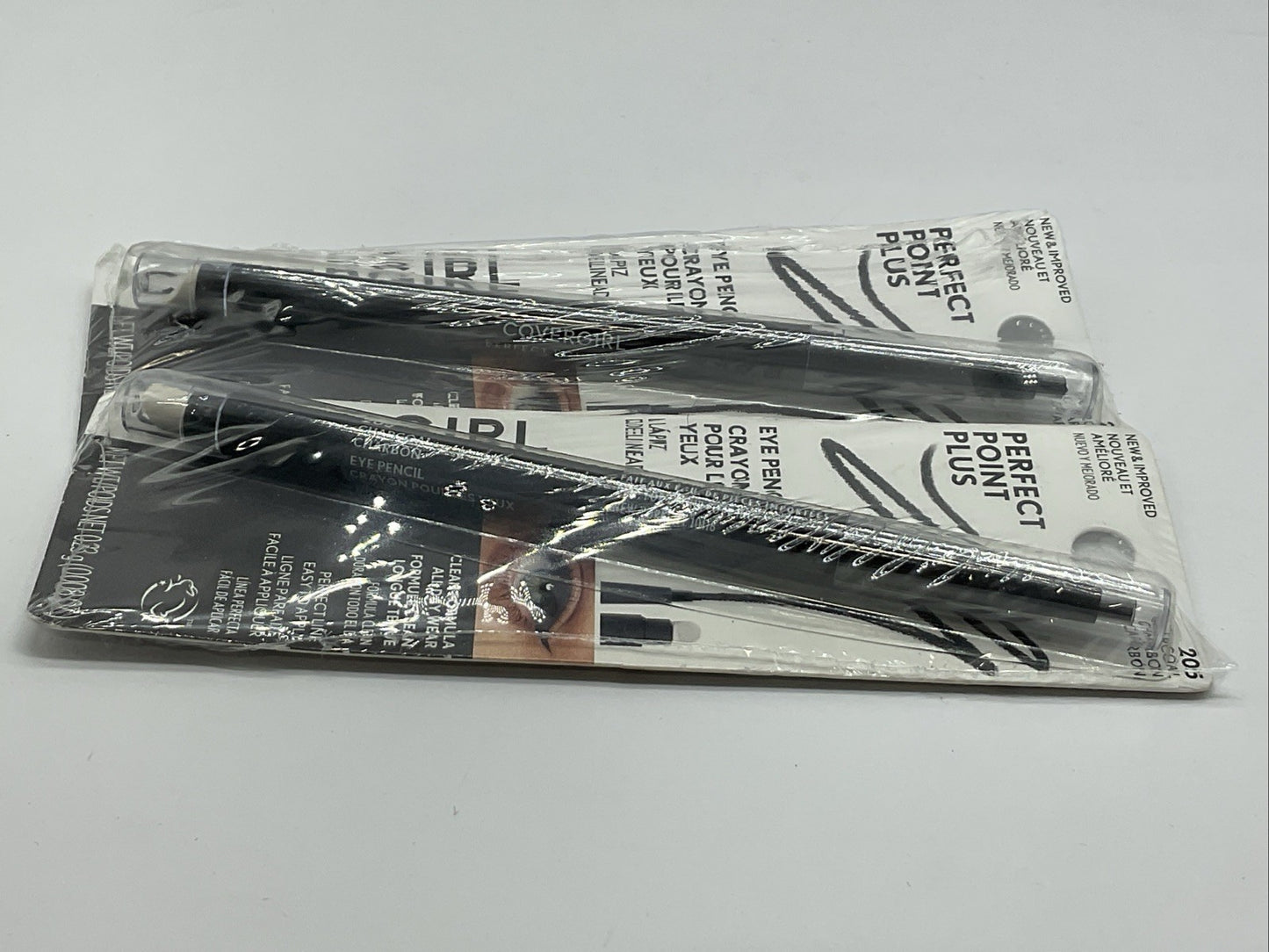2 PACK - COVERGIRL Point Plus Eye Liner Pencil - 205 Charcoal