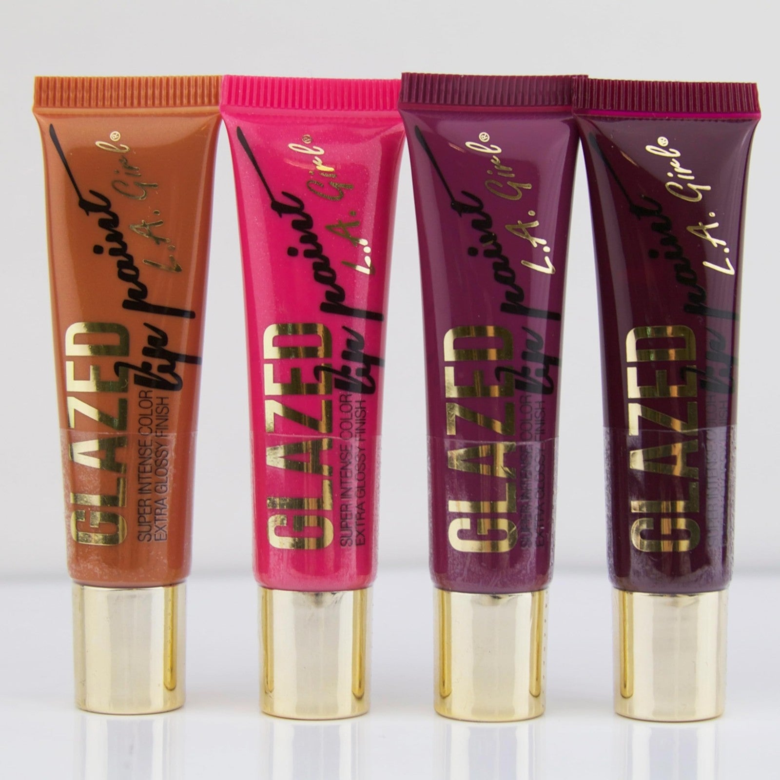 L.A. Girl Glazed Lip Paint Super Intense Color Lip Gloss - GLG787 Whisper