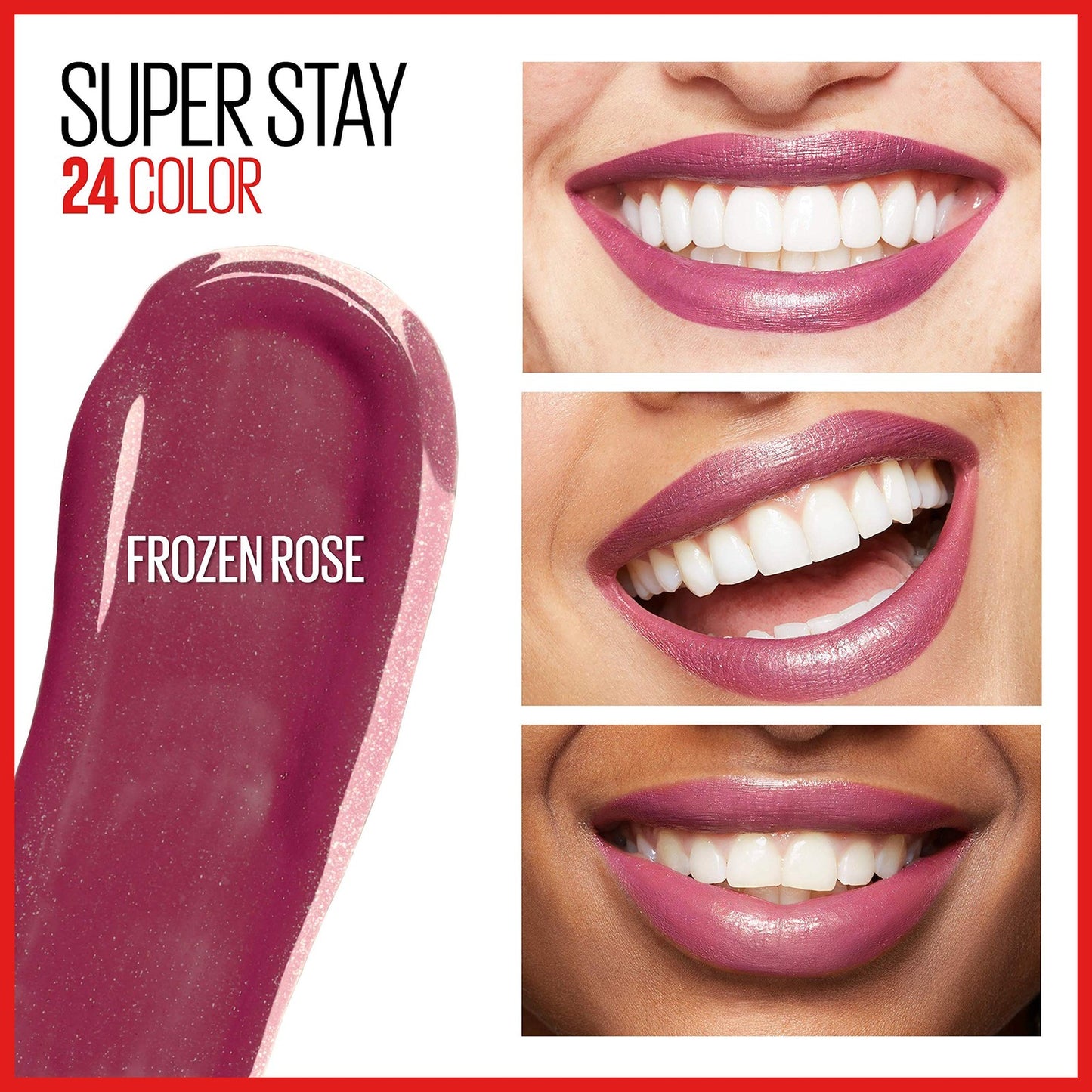 2 PACK - Maybelline 315 Frozen Rose Super Stay 24 HR Liquid Lipstick
