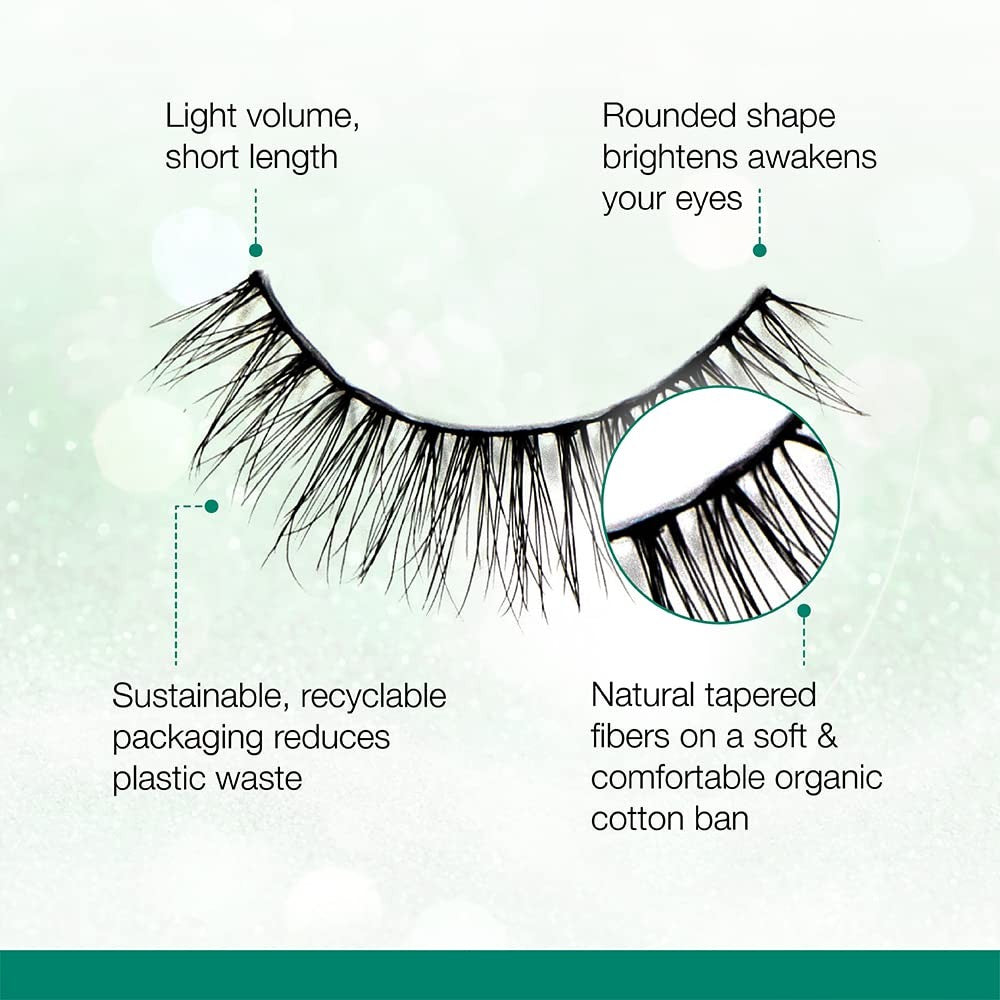 Ardell Professional False Eyelashes EcoLashes - 451 Organic Cotton Band