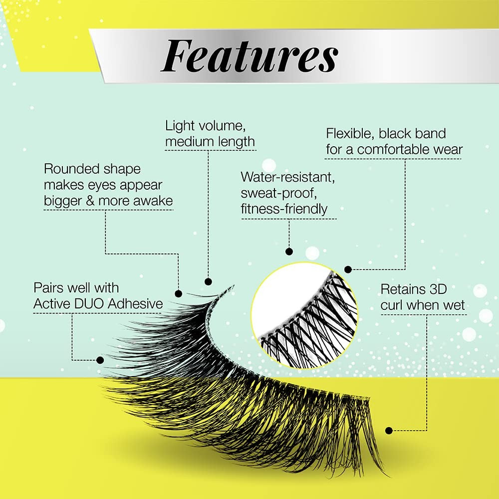 Ardell Active Lash Faux Lashes 1 pair - Gainz
