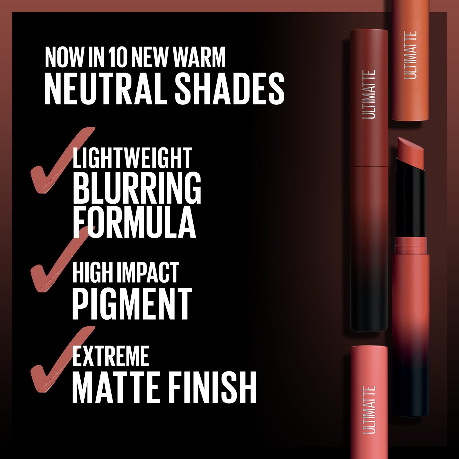 Maybelline Color Sensational Ultimatte Matte Lipstick, more coffee