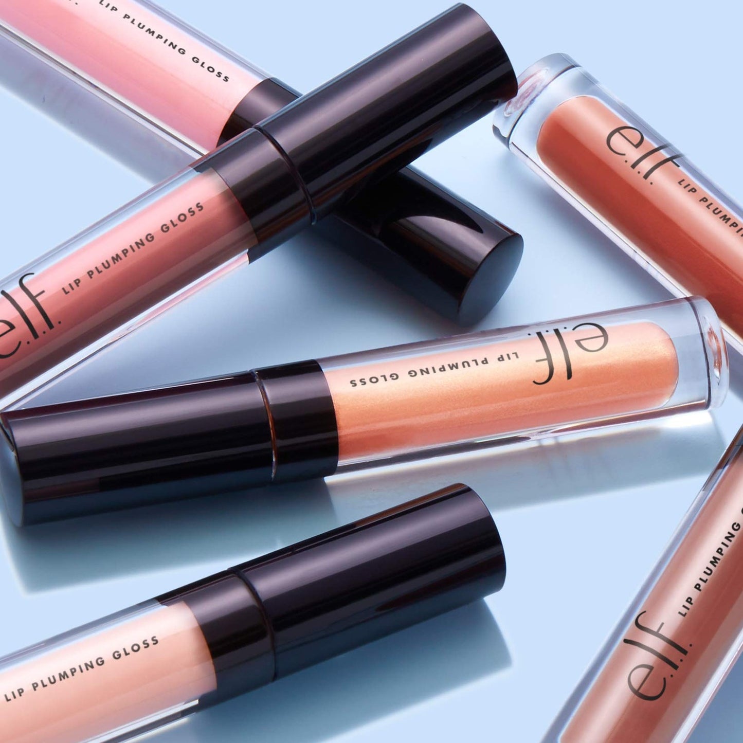 2 PACK - e.l.f. Lip Plumping Gloss High-Shine Sheer Color - PINK COSMO