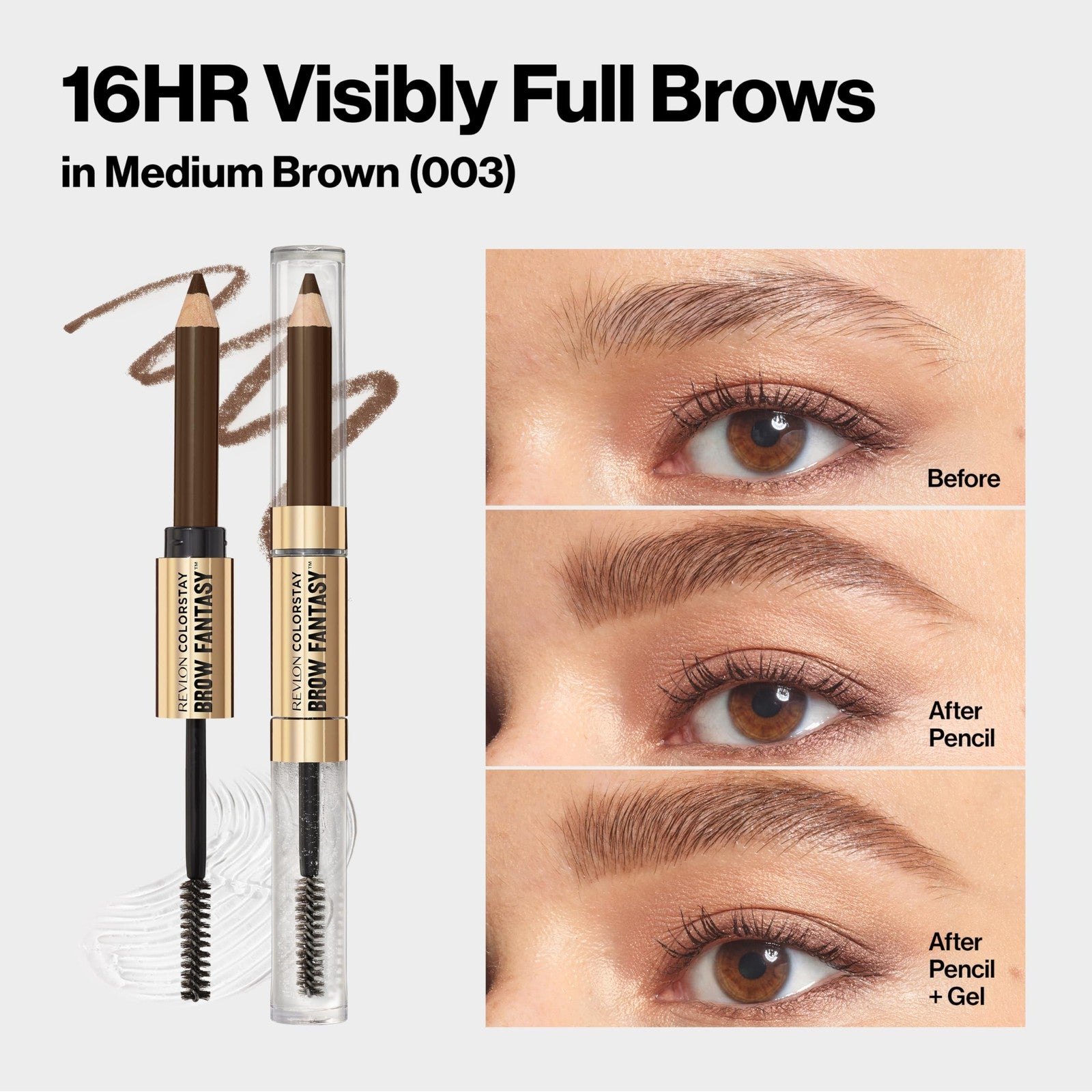 Revlon Colorstay Brow Fantasy Soft Powder Pencil #003 - Medium Brown
