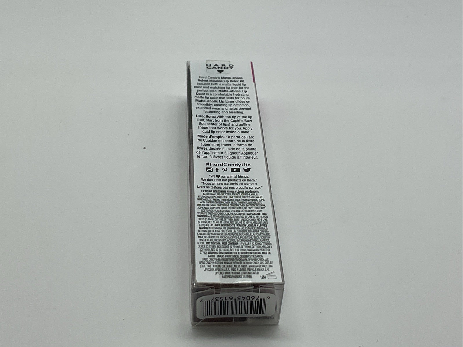 Hard Candy Matte Lip Color Kit Matte Alcoholic - 1537 Truffle