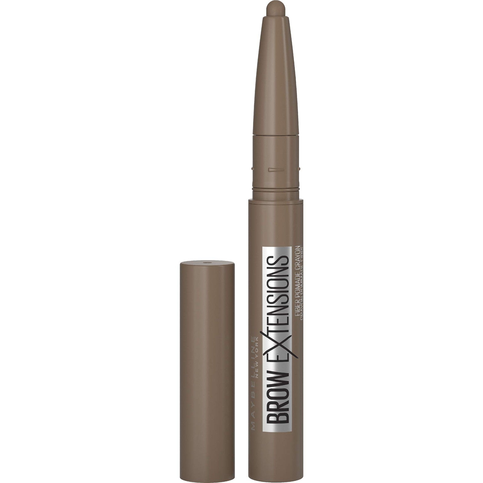 Maybelline New York Brow Extensions Fiber Eyebrow Pomade Crayon - 255 Soft Brown