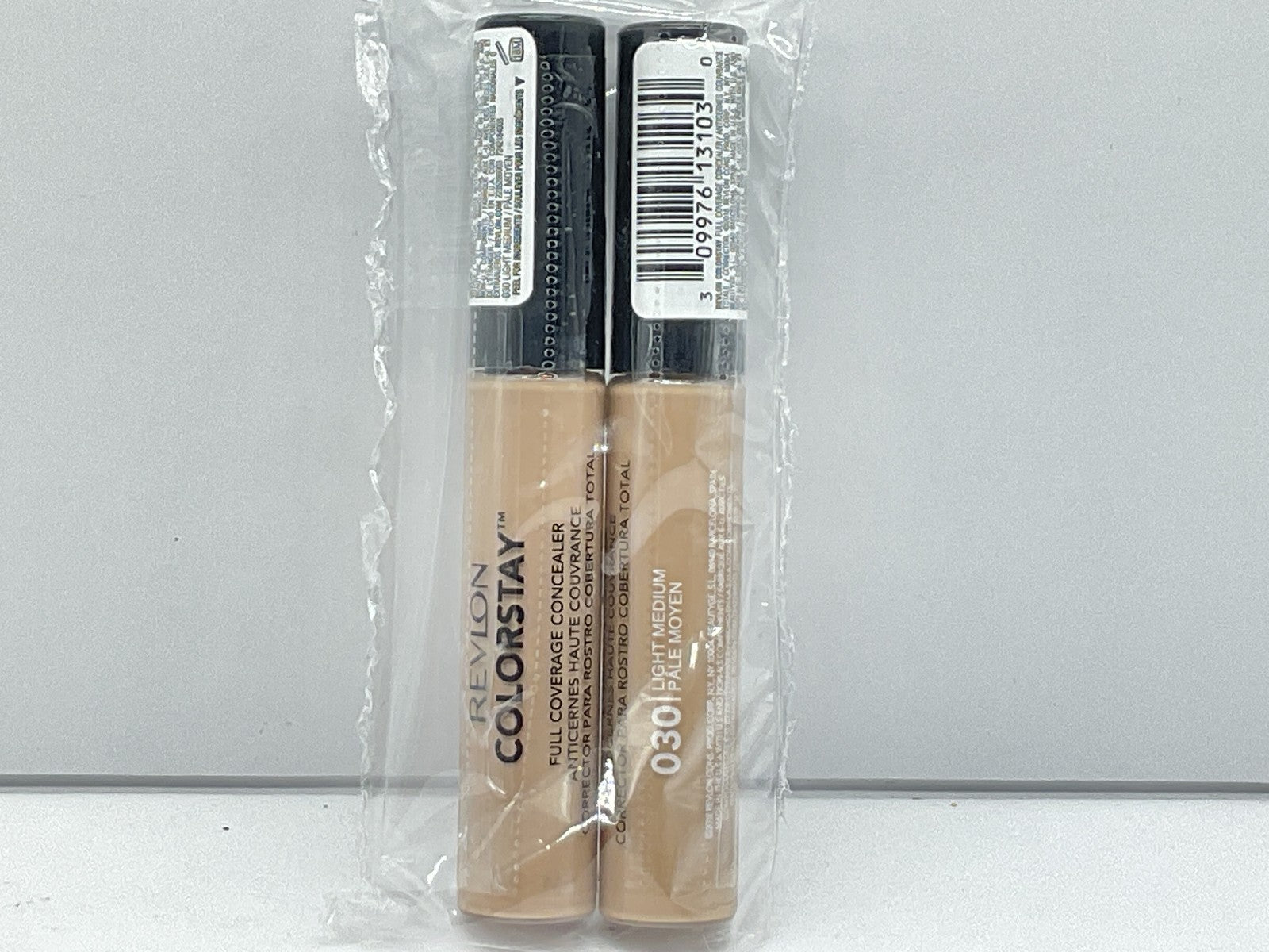 2 PACK - REVLON ~ Light Medium (030) ColorStay Full Coverage Concealer