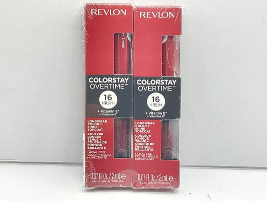 2 PACK - Revlon ColorStay LongLasting LiquidLipstick 0.07Oz - 140 Ultimate Wine 