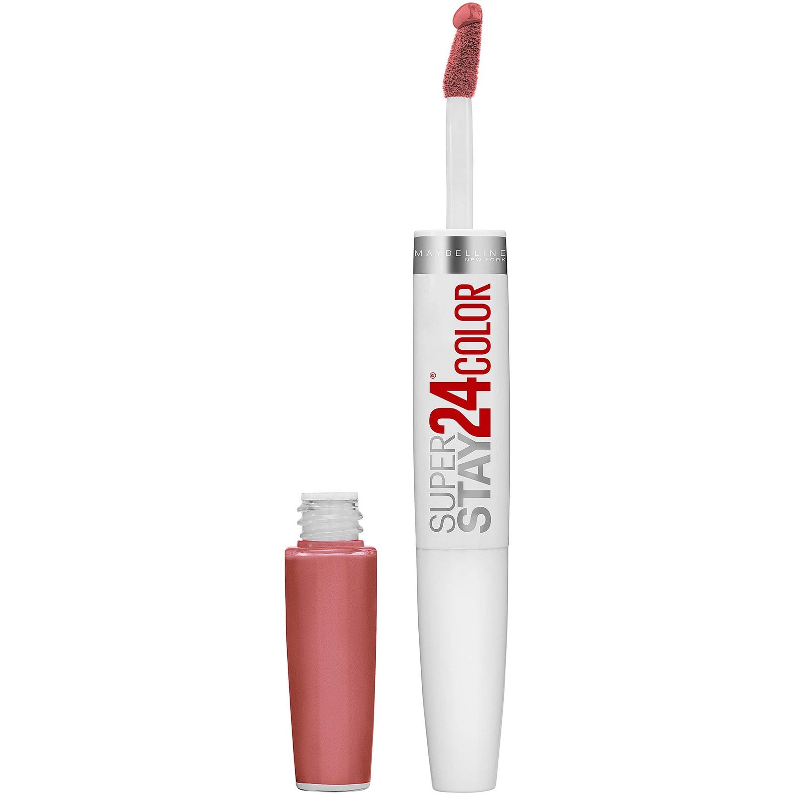 2 PACK - Maybelline Super Stay 24 Color, 2 Step Lip Color #300 Frosted Mauve