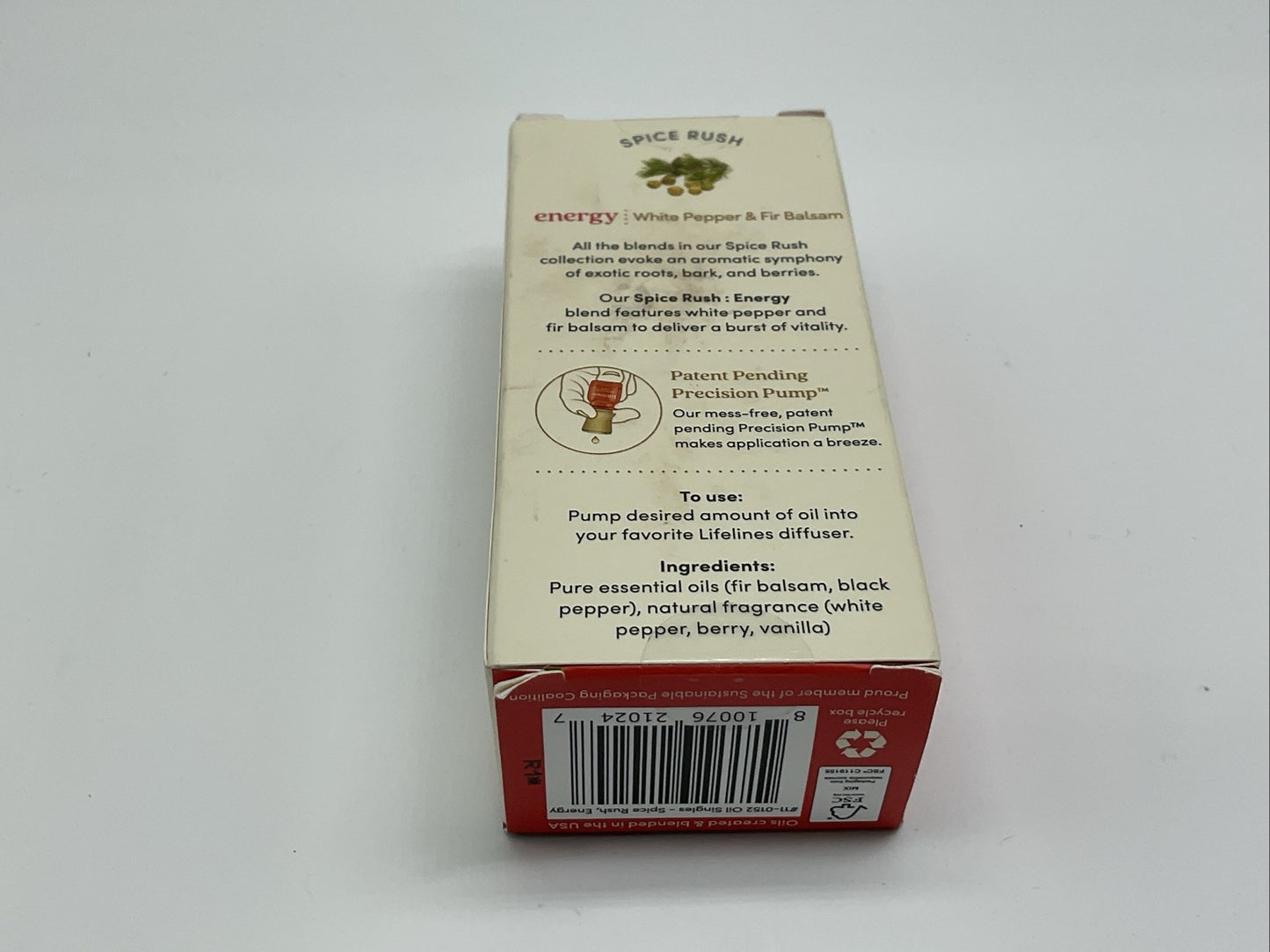 Lifelines Essential Oil Blend White Pepper & Fir Balsam - Spice Rush