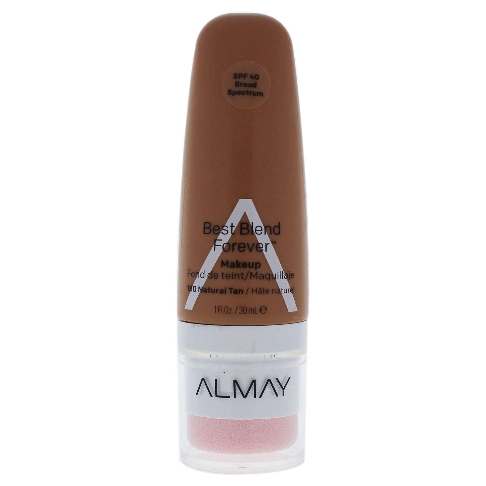 4 Pack - Almay Best Blend Forever Foundation Makeup SPF 40 - 180 Natural Tan