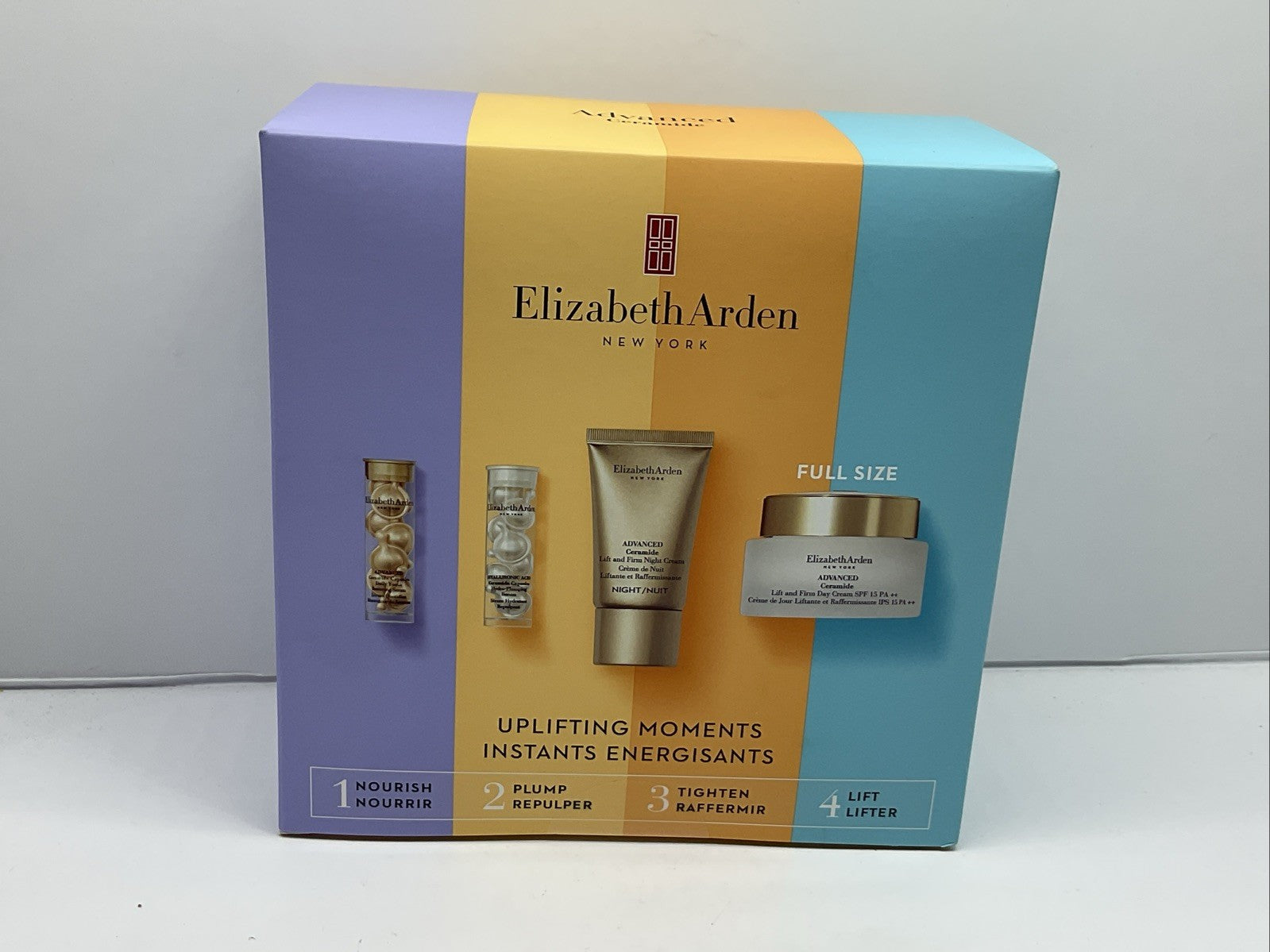 Elizabeth Arden Retinol Ceramide 14 Caps, Eye Caps, Cleanser, Night Cream Set