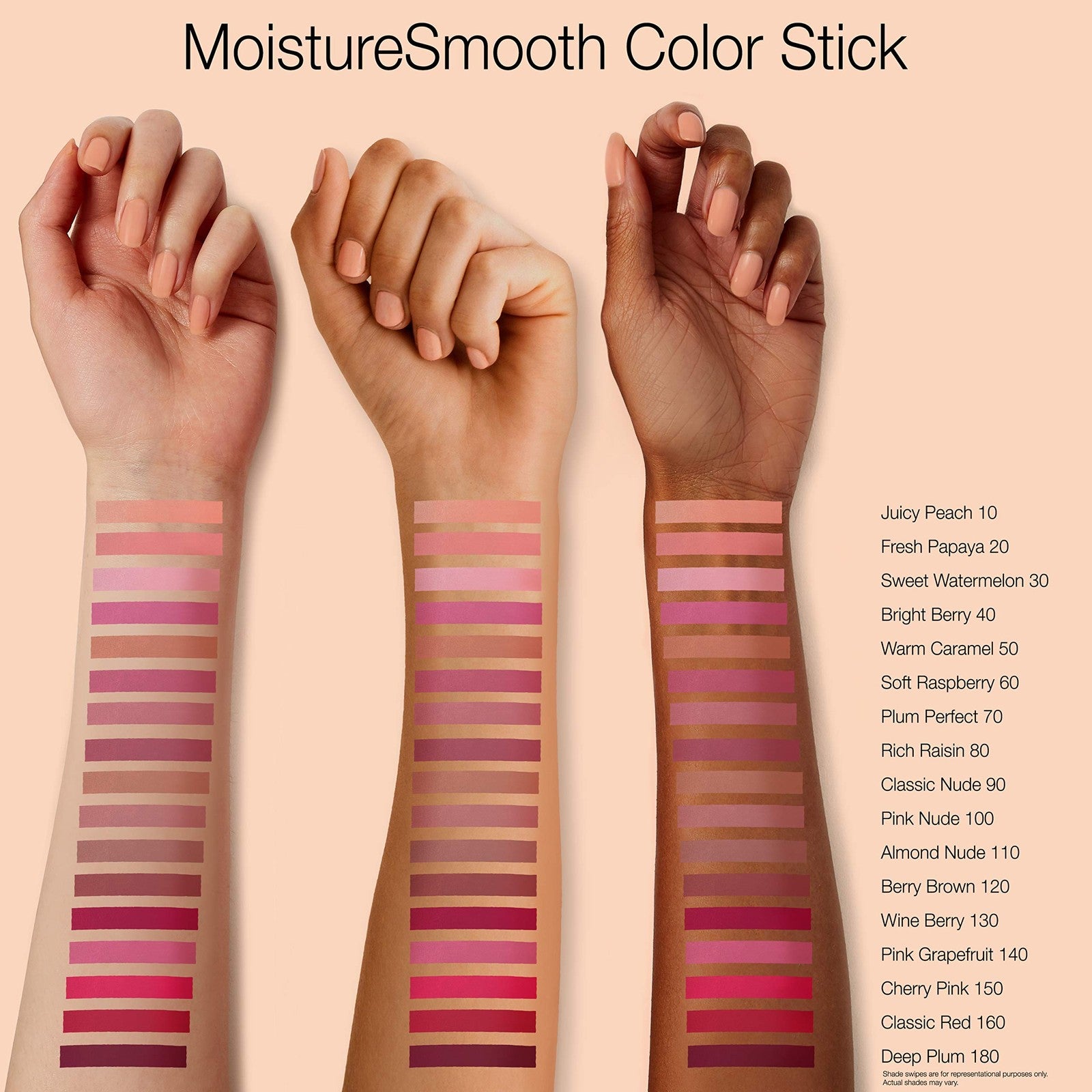 Neutrogena MoistureSmooth Color Stick ~ 180 Deep Plum
