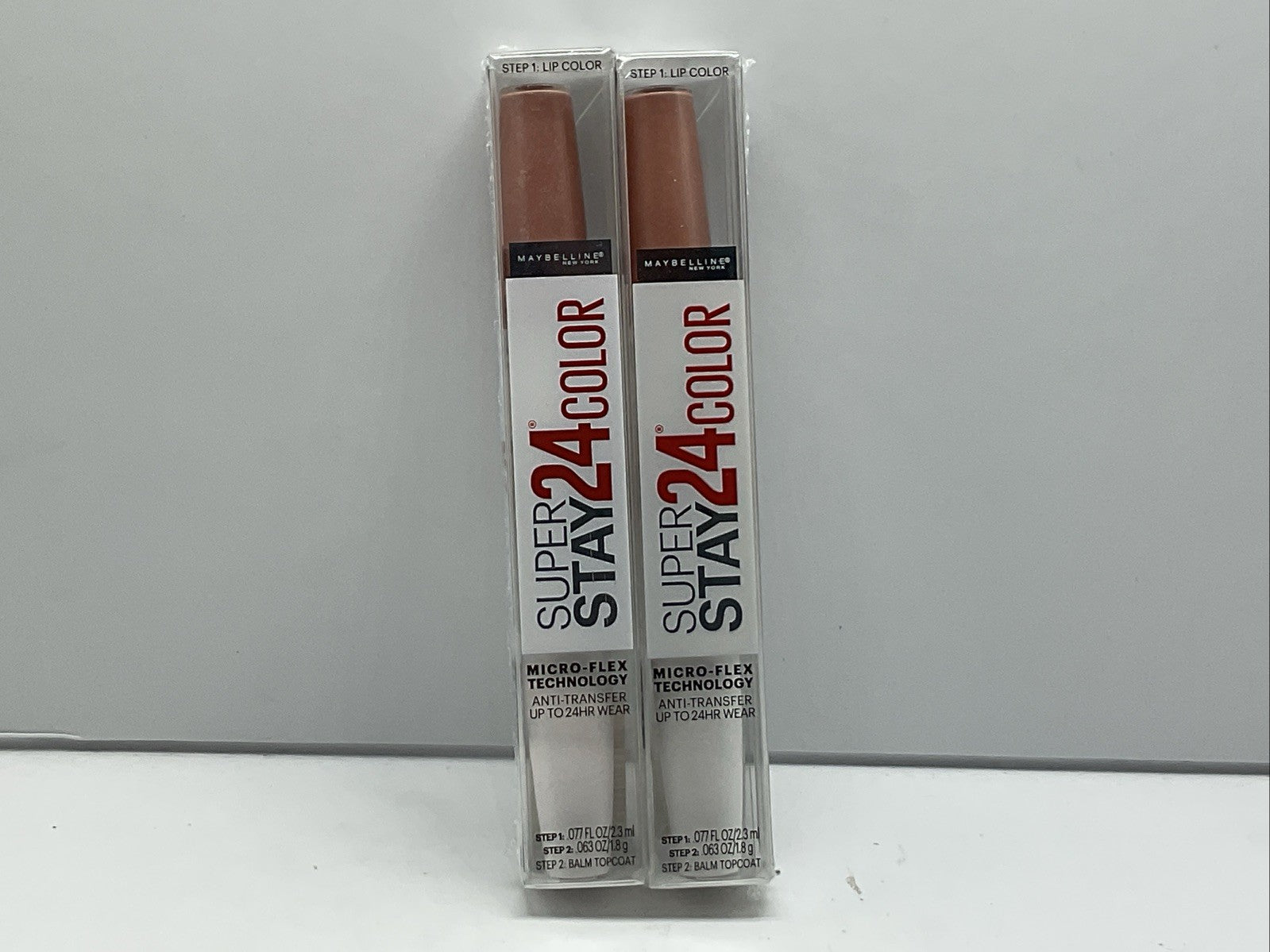 2 PACK - Maybelline SuperStay 24 HR 2-Step Liquid Lipstick - 136 Constant Toast