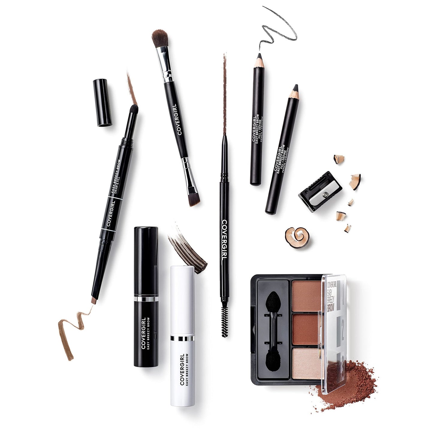 2 PACK - CoverGirl Easy Breezy Brow Volumizing Gel - 115 Deep