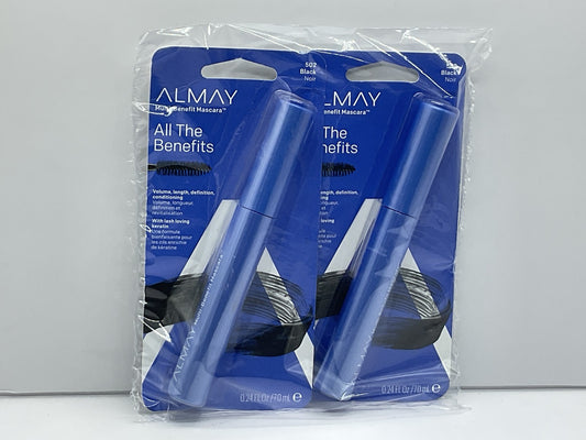 2 PACK - Almay Multi-Benefit Mascara, 502 Black