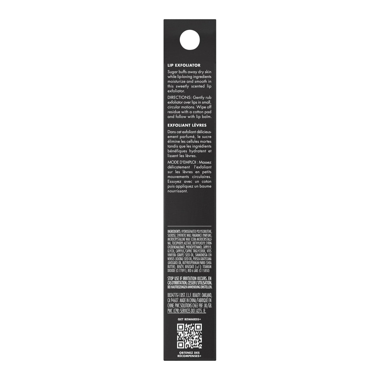 e.l.f. Lip Exfoliator, Moisturizing Scented Lip Scrub For Exfoliating Strawberry