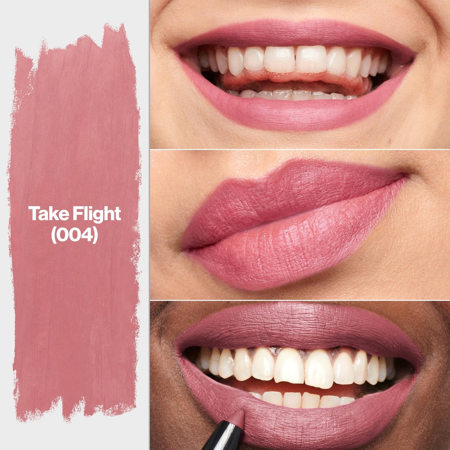 2 PACK - Revlon Matte Lite Lip Crayon, Take Flight, 004, 0.049 oz