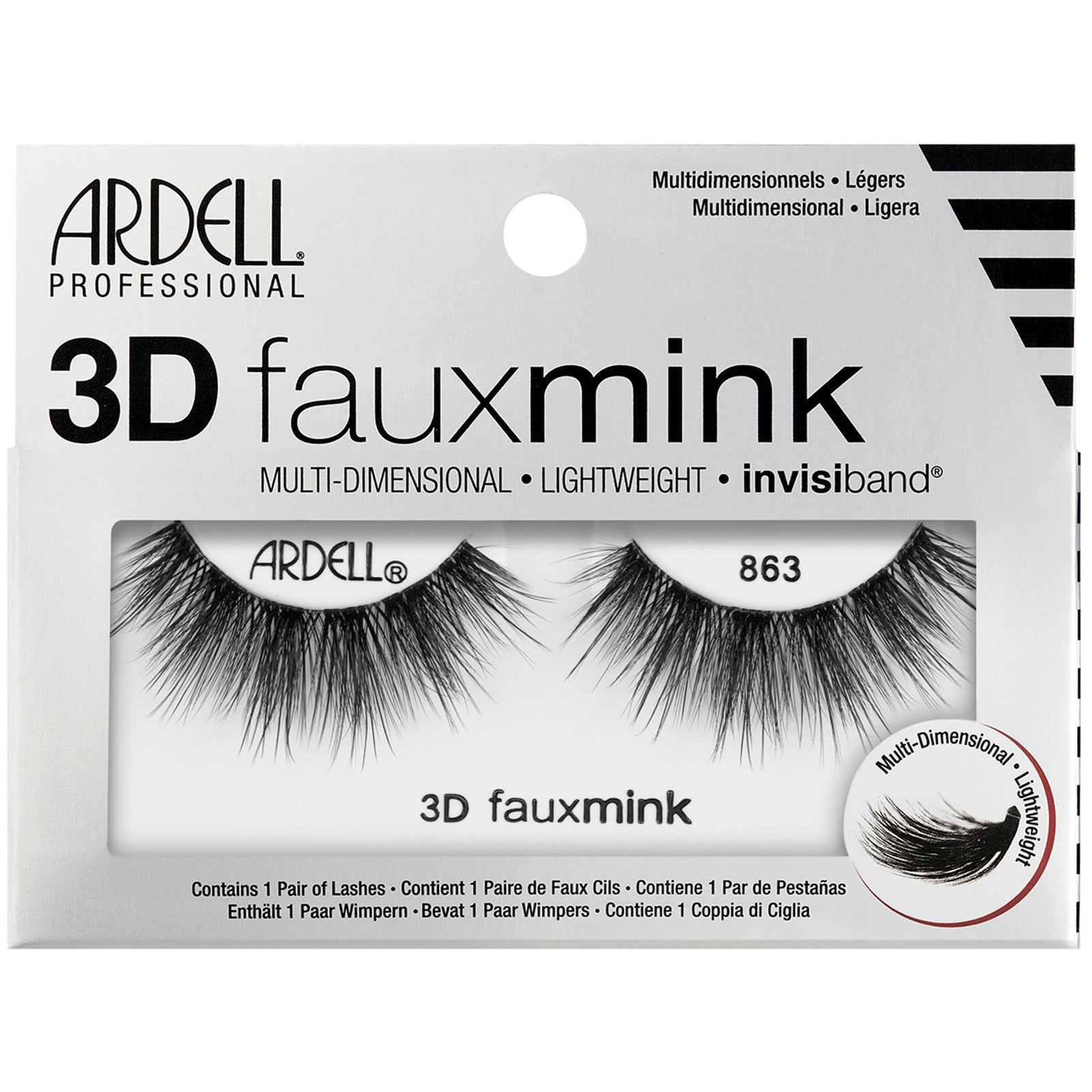 Ardell 3D Faux Mink Lashes - 863