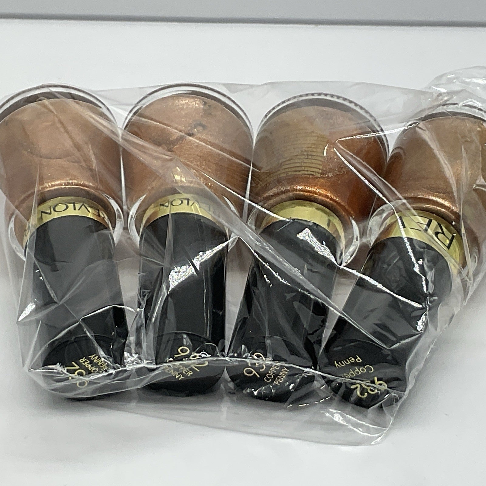 4 PACK - Revlon Super Lustrous Nail Polish Enamel 932 Copper Penny