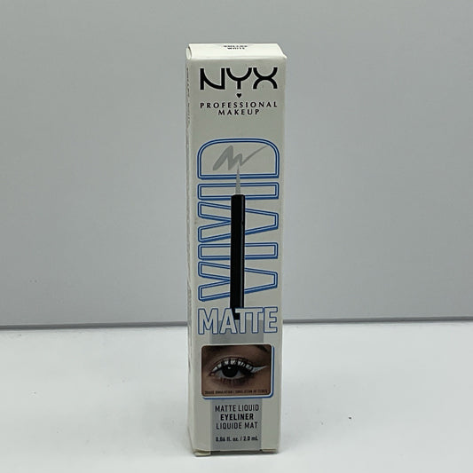 NEW NYX Professional Makeup Vivid Matte Liquid Eyeliner - VMLL02 White - Single