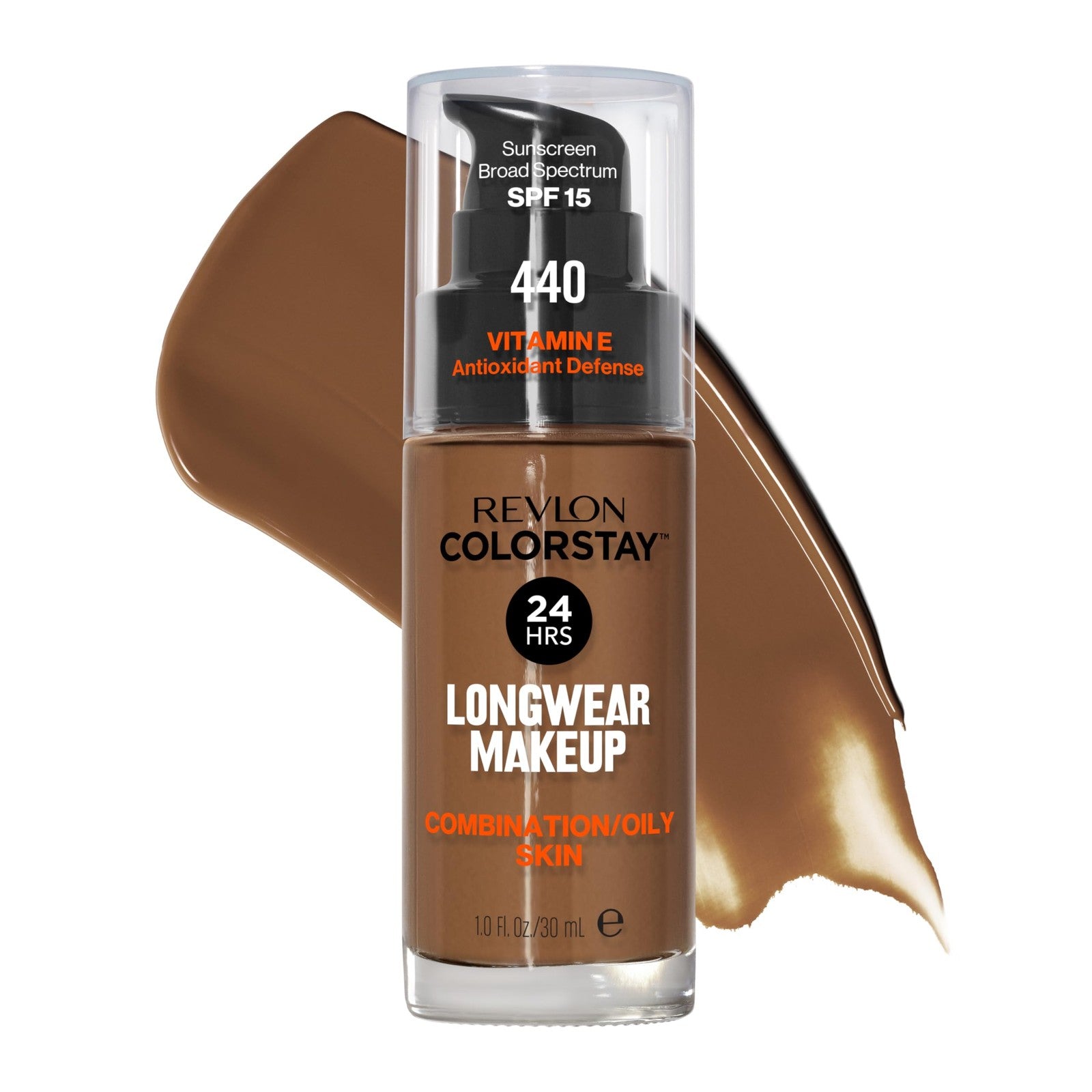 Revlon Colorstay 24 Hrs Combination/Oily Skin Foundation - 440 Mahogany 