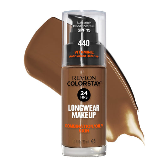Revlon Colorstay 24 Hrs Combination/Oily Skin Foundation - 440 Mahogany 