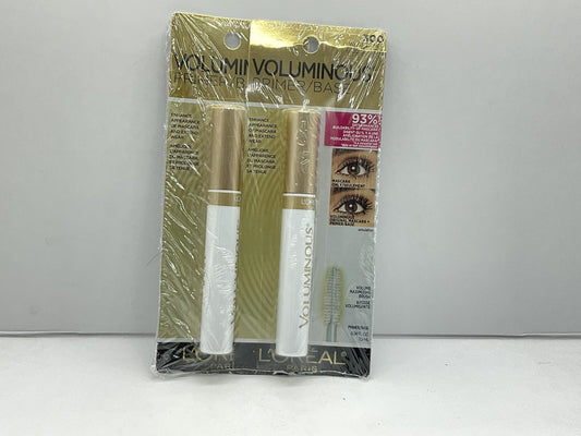 2 Pack - L'Oreal Paris Voluminous Primer Base Mascara Amplified - 300 White