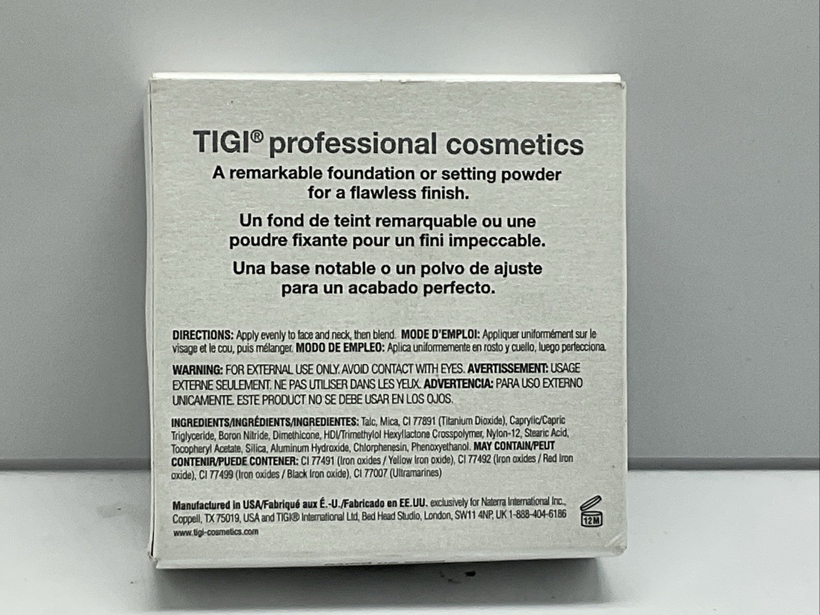 TIGI Powder Foundation 0.37 Oz - Entice