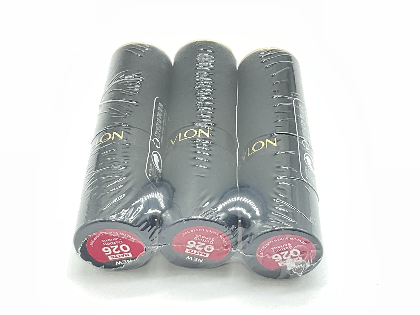 3 PACK - Revlon Super Lustrous Luscious Mattes Lipstick - 026 Getting Serious