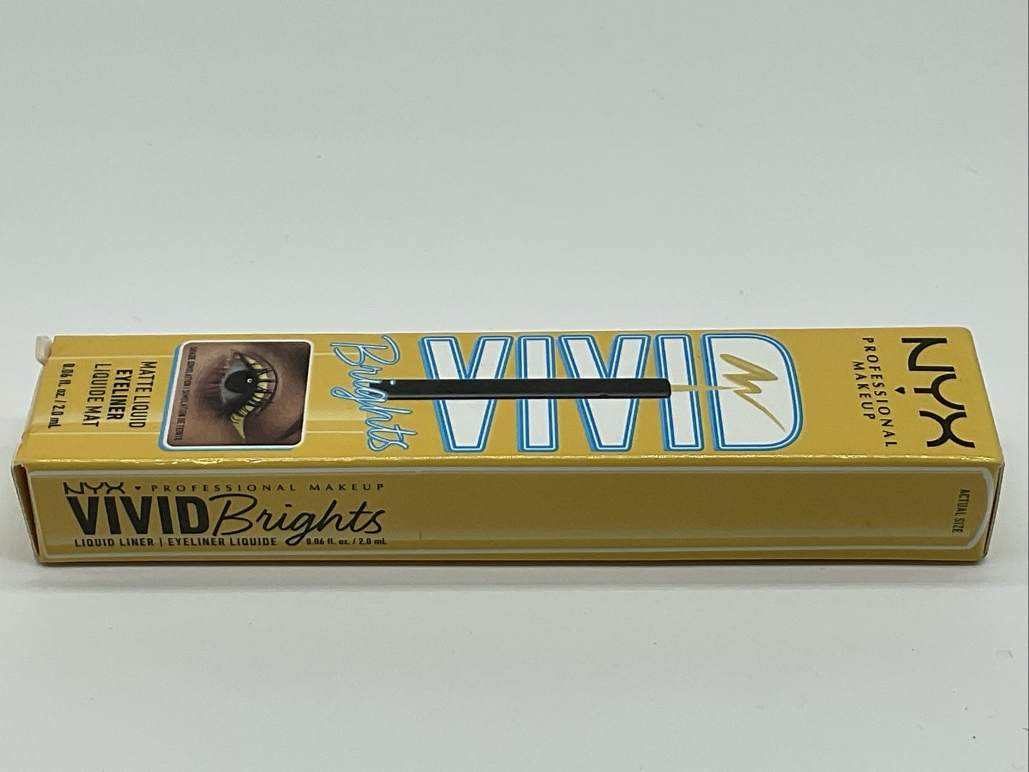 NYX Professional Vivid Brights Liquid Eyeliner Liner - 03 Had Me At Yellow