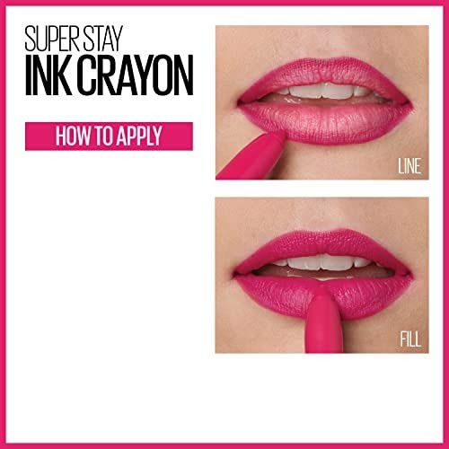 Maybelline SuperStay Ink Crayon Shimmer Lipstick 70 Forget The Rules