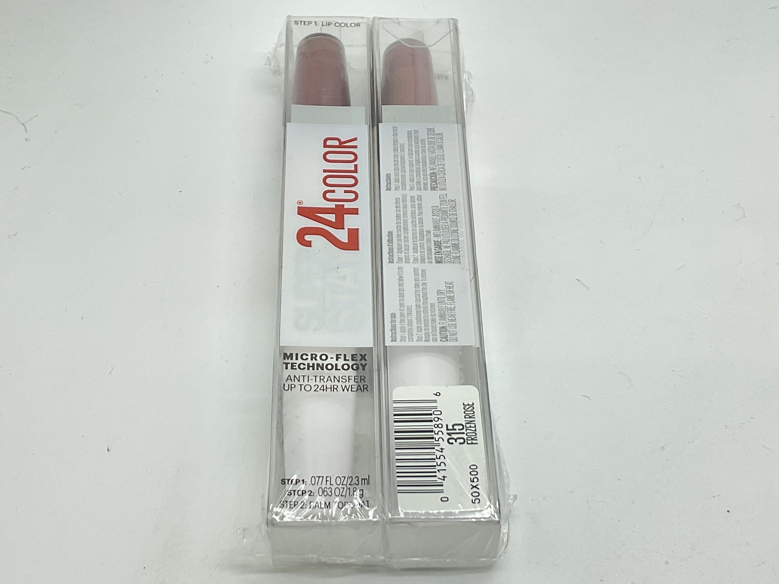 2 PACK - Maybelline 315 Frozen Rose Super Stay 24 HR Liquid Lipstick