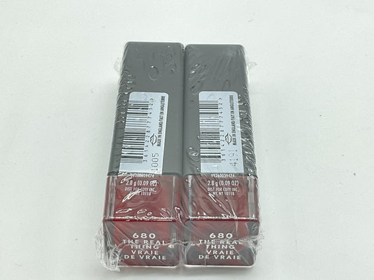 2 PACK - Covergirl Exhibitionist Ultra-Matte Lipstick - 680 The Real Thing