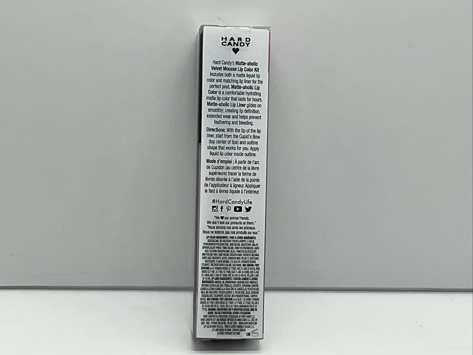 Hard Candy Matte Lip Color Kit Matte Alcoholic - 1527 Mauve Along