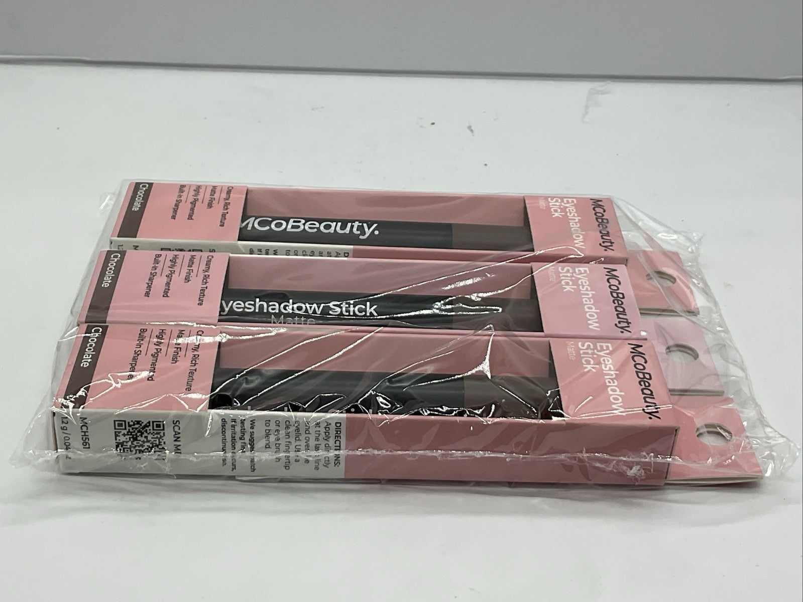 3 PACK - MCoBeauty Eyeshadow Stick Matte - Chocolate