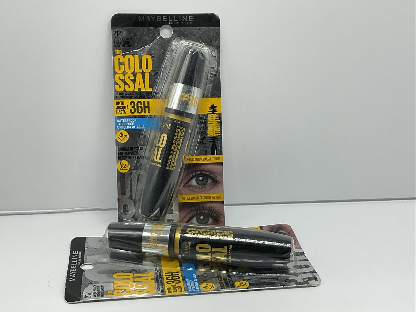 Maybelline New York the Colossal Mascara - 212 Very Black - Set Of 2