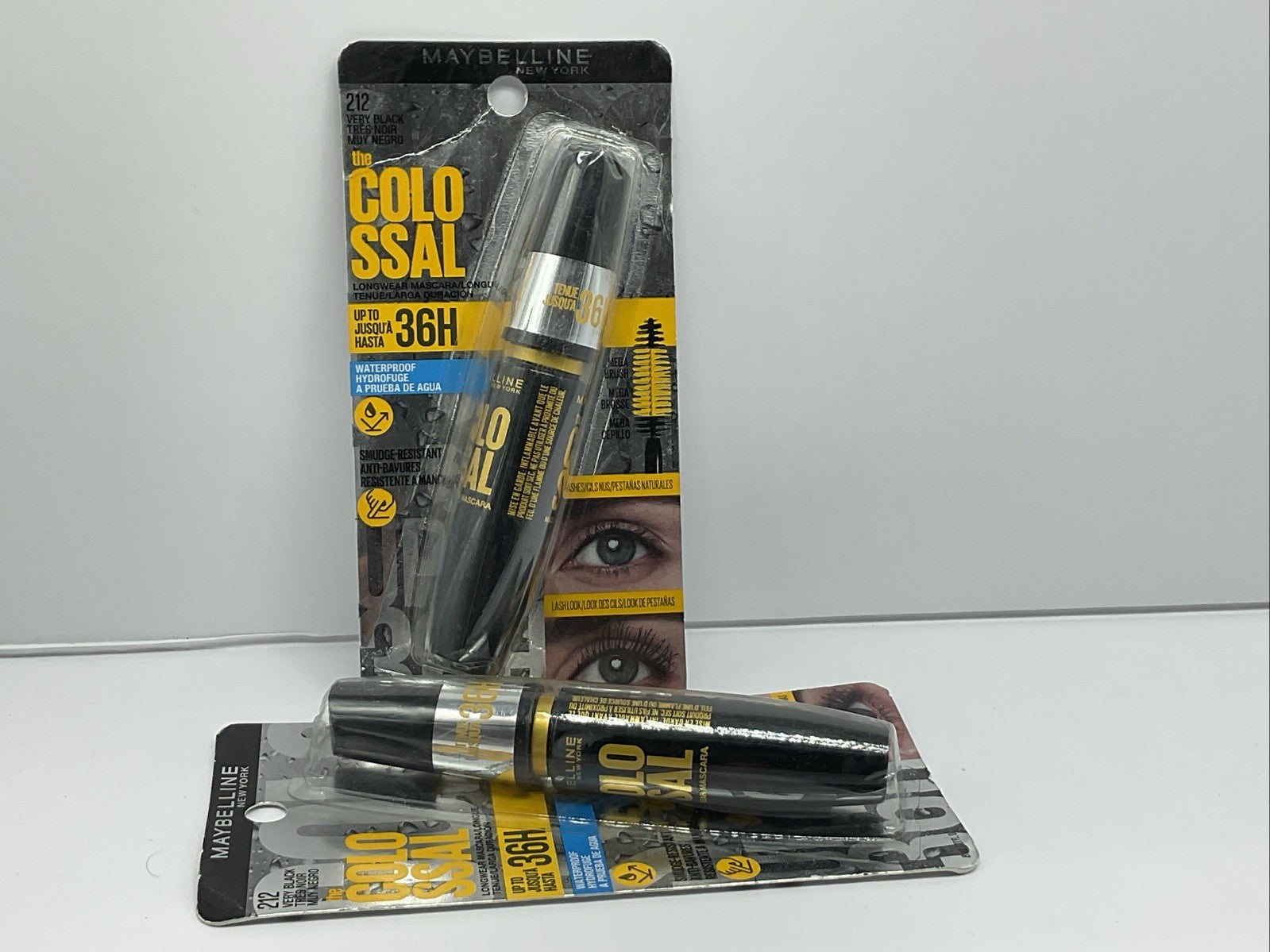 Maybelline New York the Colossal Mascara - 212 Very Black - Set Of 2