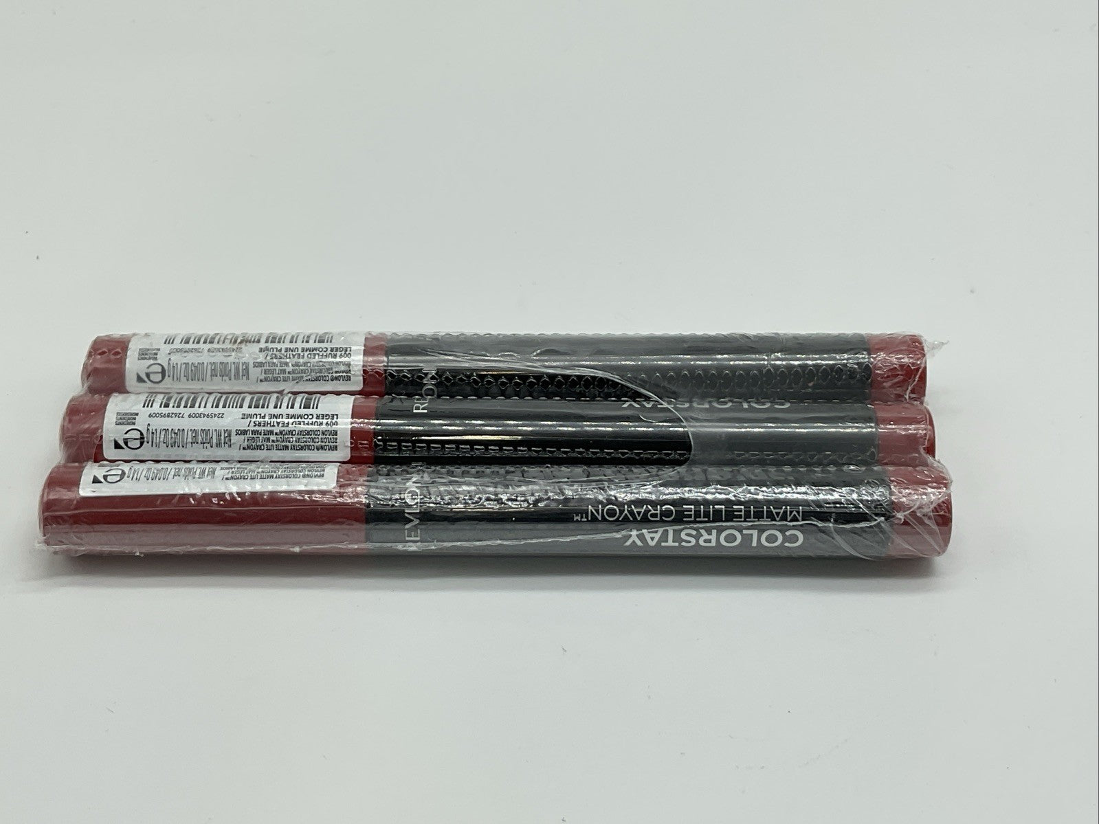 3 PACK - Revlon ColorStay Matte Lite Crayon Lipstick - 009 Ruffled Feathers