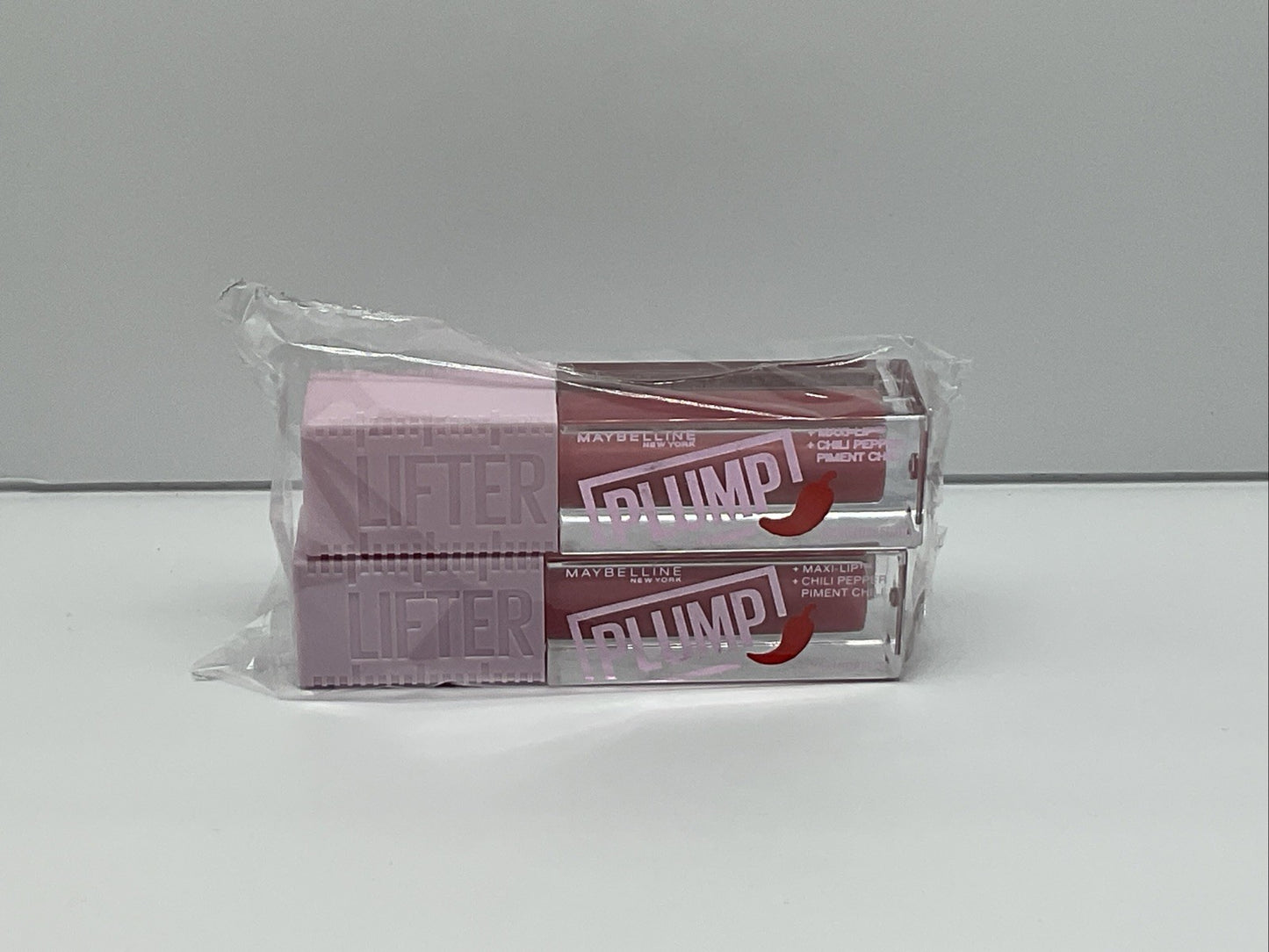 Maybelline Lifter Plump MaxiLip Chili Pepper - 001 Blush Blaze - Set Of 2