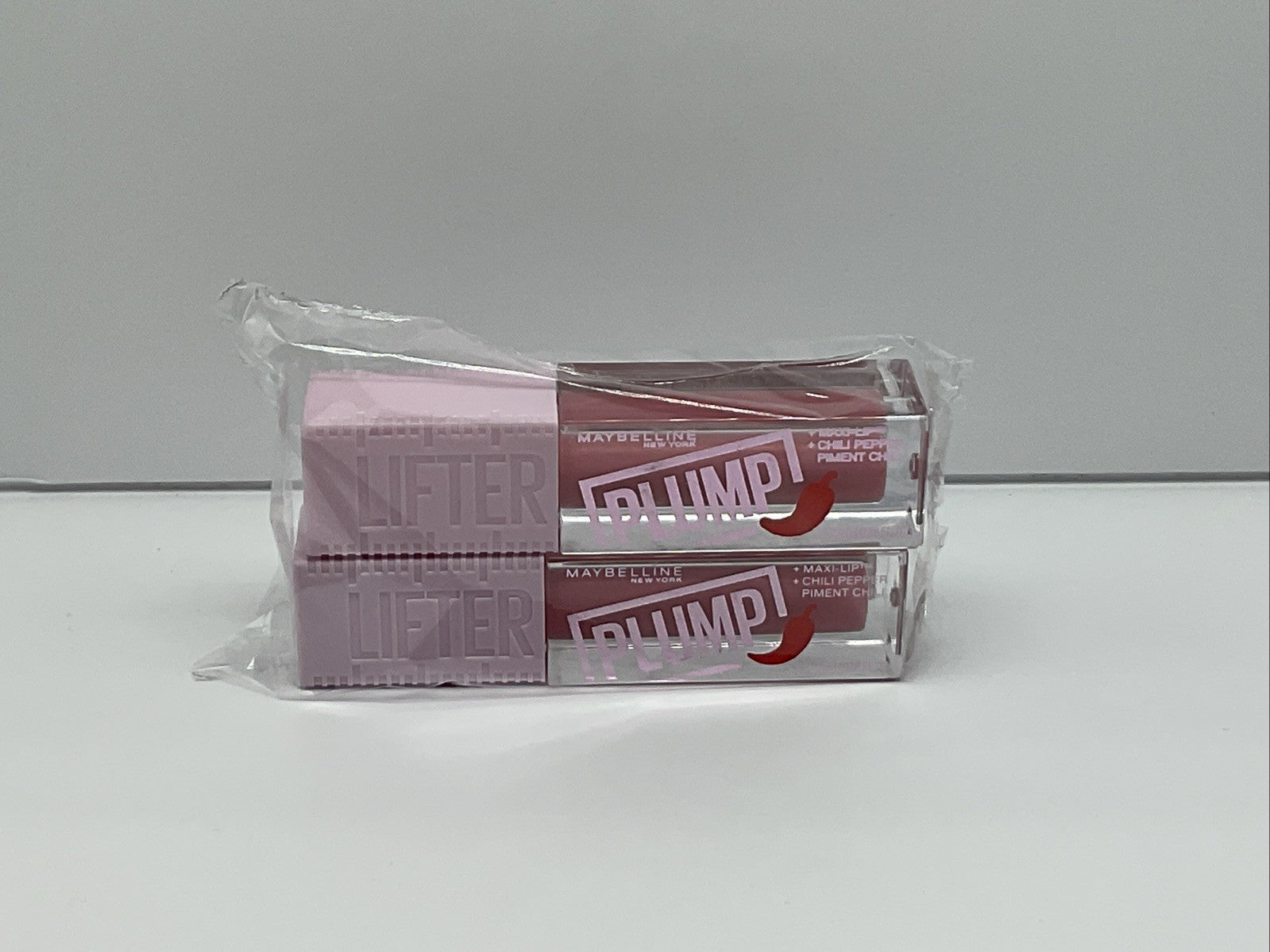 Maybelline Lifter Plump MaxiLip Chili Pepper - 001 Blush Blaze - Set Of 2